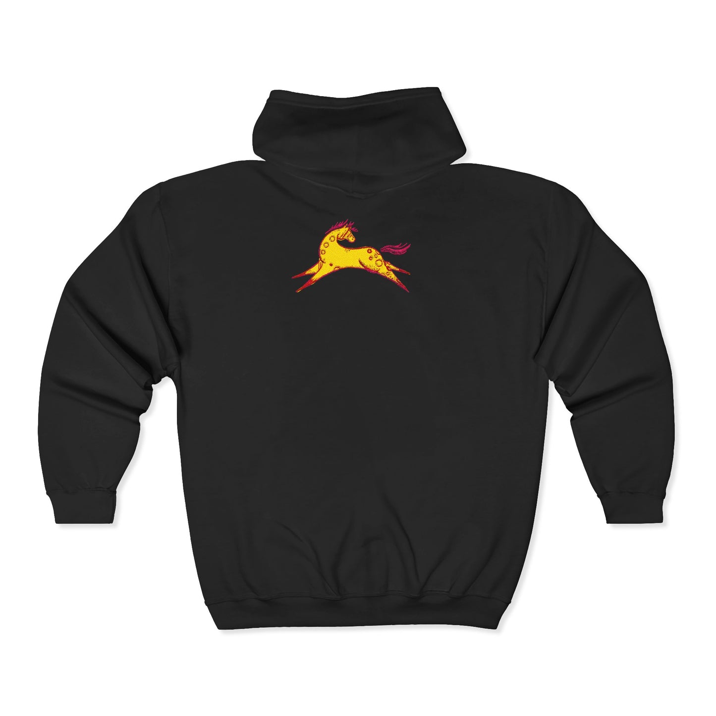 Spotted Horse Embroidered Hoodie