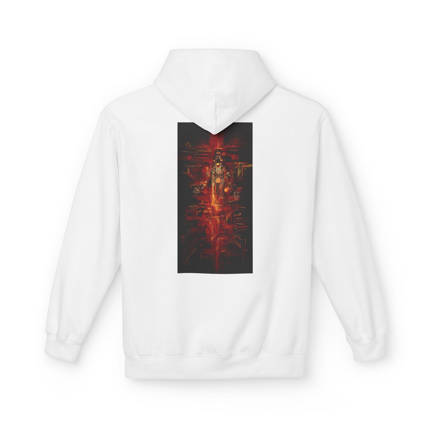 Sound of Silence #1 Native Hooded Sweatshirt, Unisex Fleece Pullover, Cozy Graphic Hoodie, Casual Streetwear, Gift for Art Lovers