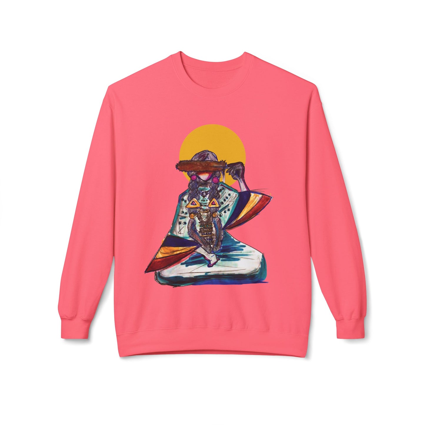 Plainfeather  Fleece Crewneck Sweatshirt | Cozy Gift for Pet Owners, Cute Animal Apparel, Birthday Present, Relaxed Fashion