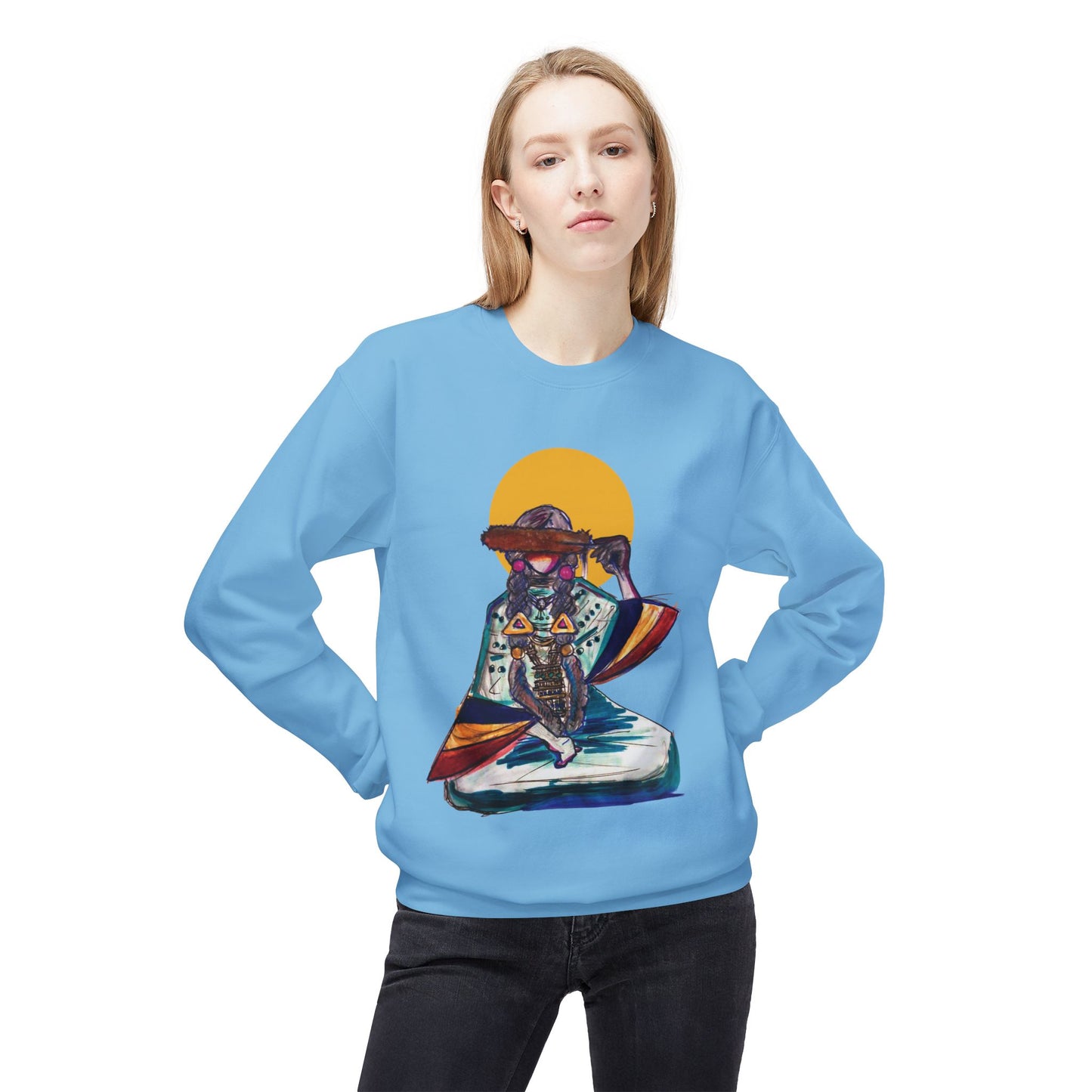 Plainfeather  Fleece Crewneck Sweatshirt | Cozy Gift for Pet Owners, Cute Animal Apparel, Birthday Present, Relaxed Fashion