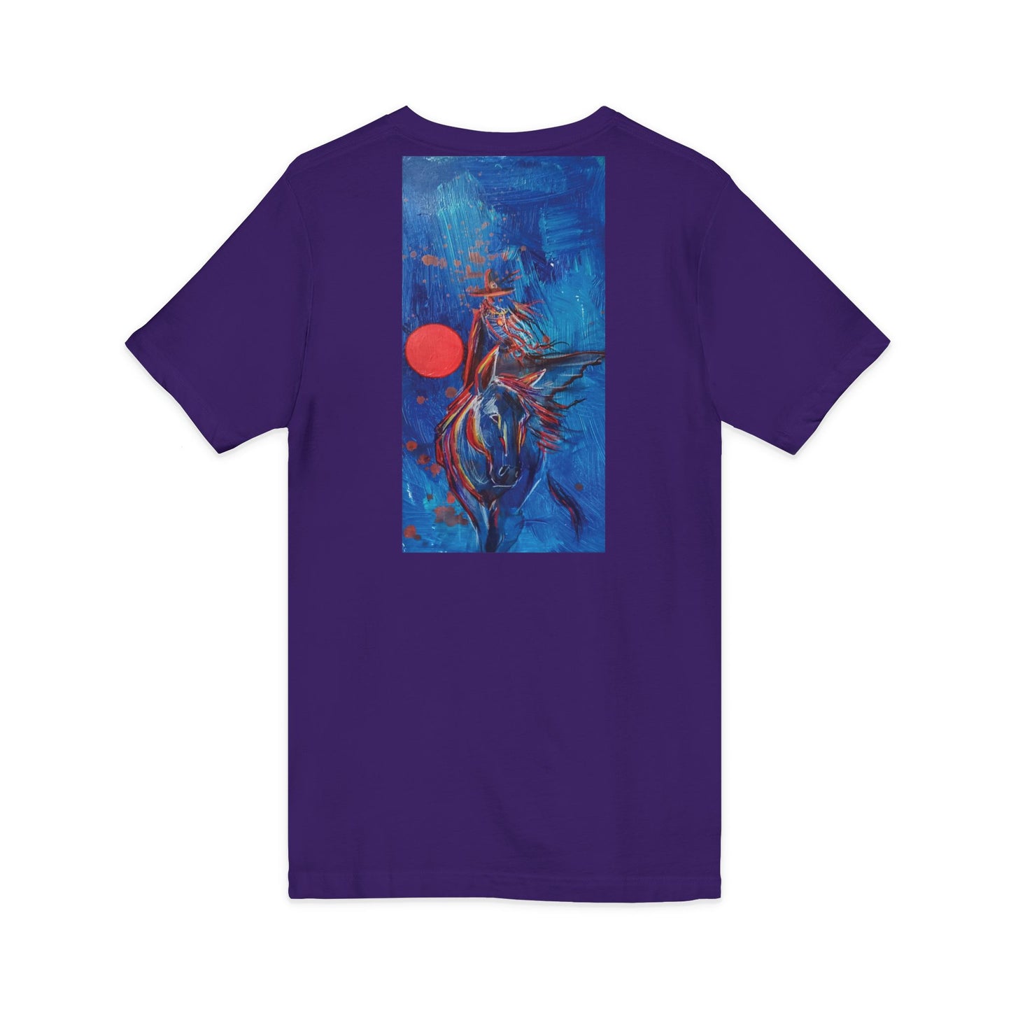 Southern Man Variant V-Neck Tee, Vibrant Graphic Tee, Unique Men's T-Shirt, Trendy Unisex Tee, Colorful Casual Wear, Gift for Art Lovers