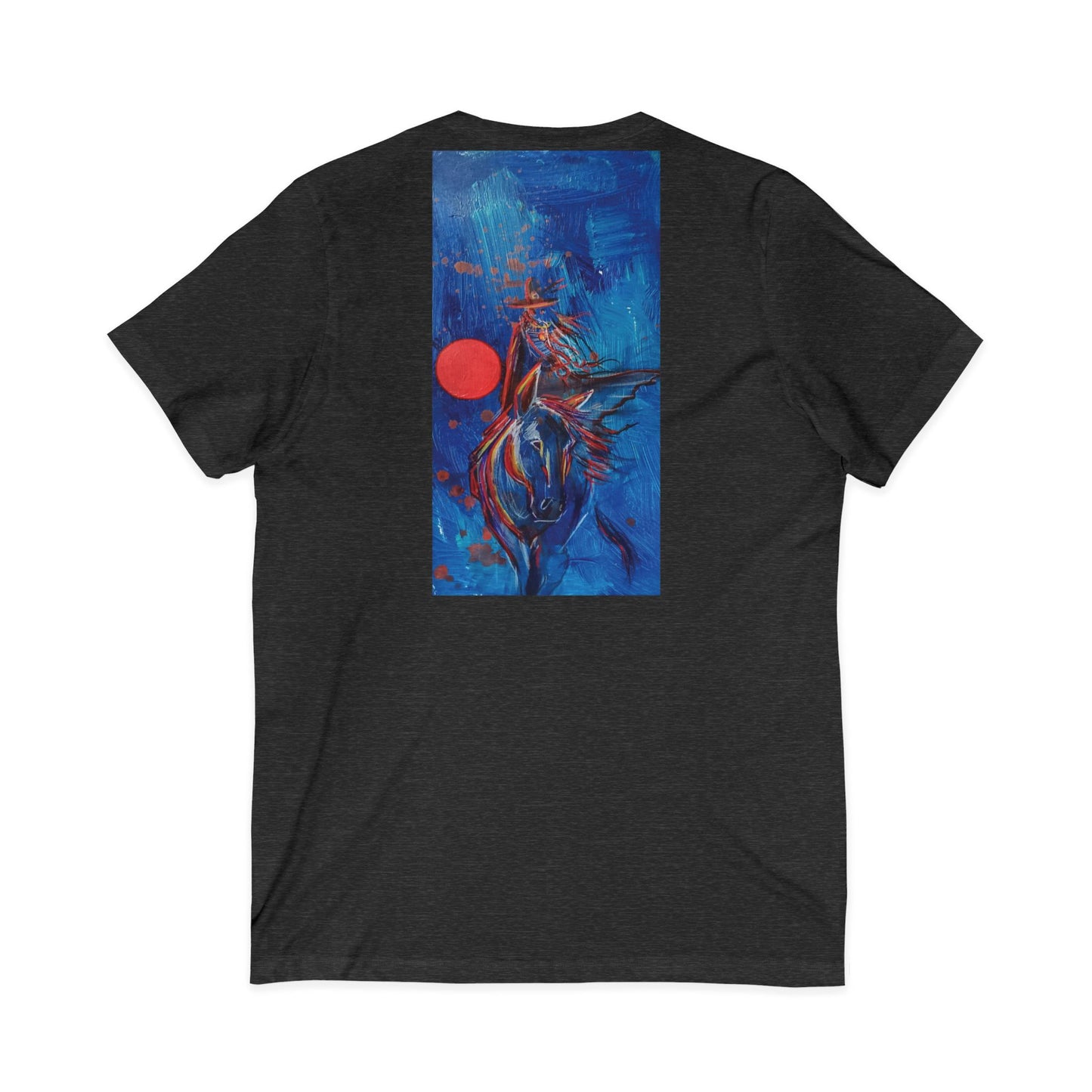 Southern Man Variant V-Neck Tee, Vibrant Graphic Tee, Unique Men's T-Shirt, Trendy Unisex Tee, Colorful Casual Wear, Gift for Art Lovers