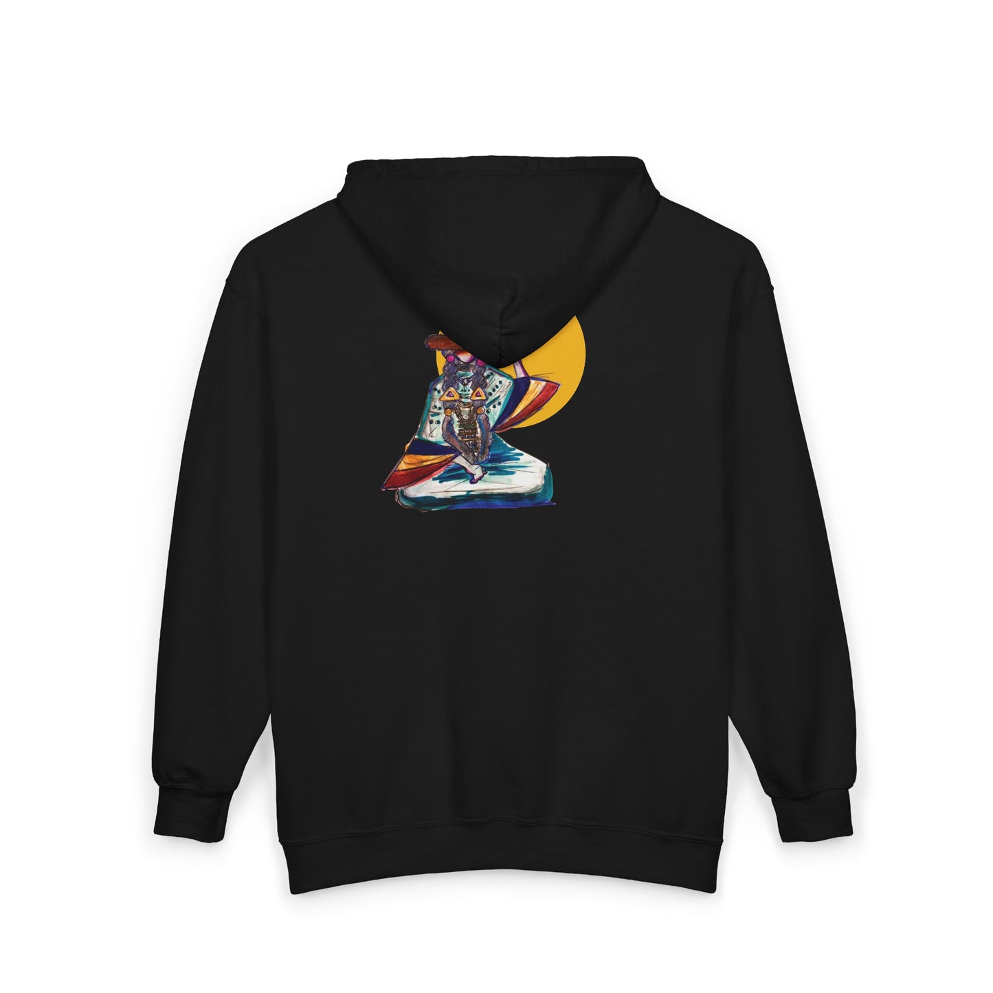 Plainfeather Comfort Zip-Up Hoodie, Unisex Star Print Sweatshirt, Casual Wear, Gift for Her, Cozy Layering, Fall Fashion