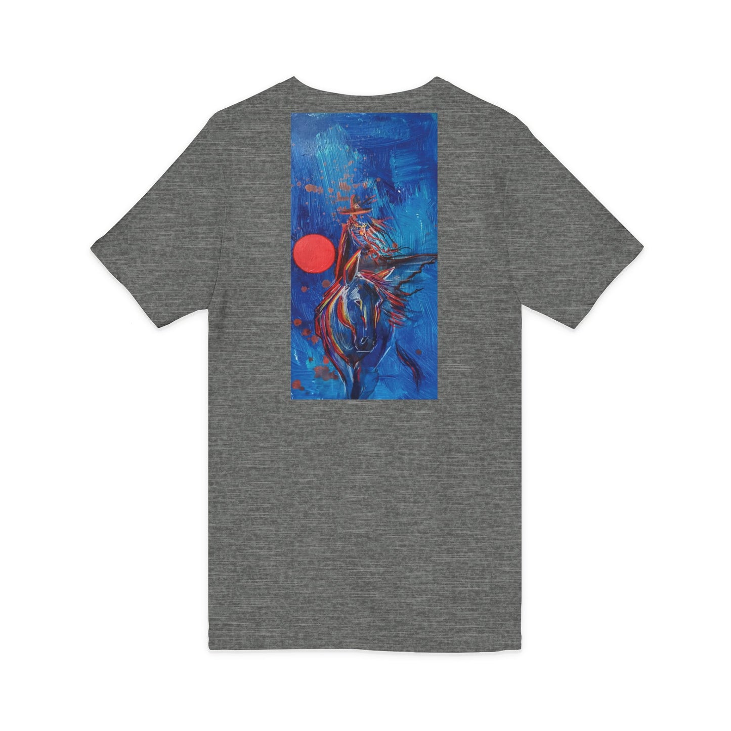 Southern Man Variant V-Neck Tee, Vibrant Graphic Tee, Unique Men's T-Shirt, Trendy Unisex Tee, Colorful Casual Wear, Gift for Art Lovers