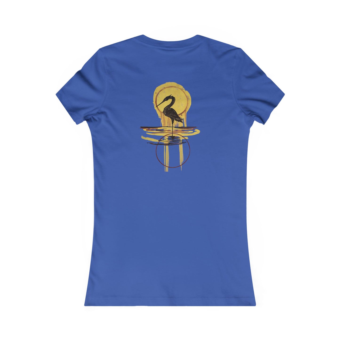 Sacred Waterbird Women's Tee, Casual Nature Shirt, Bird Lover Gift, Eco-Friendly Fashion, Unique Animal Design T-Shirt