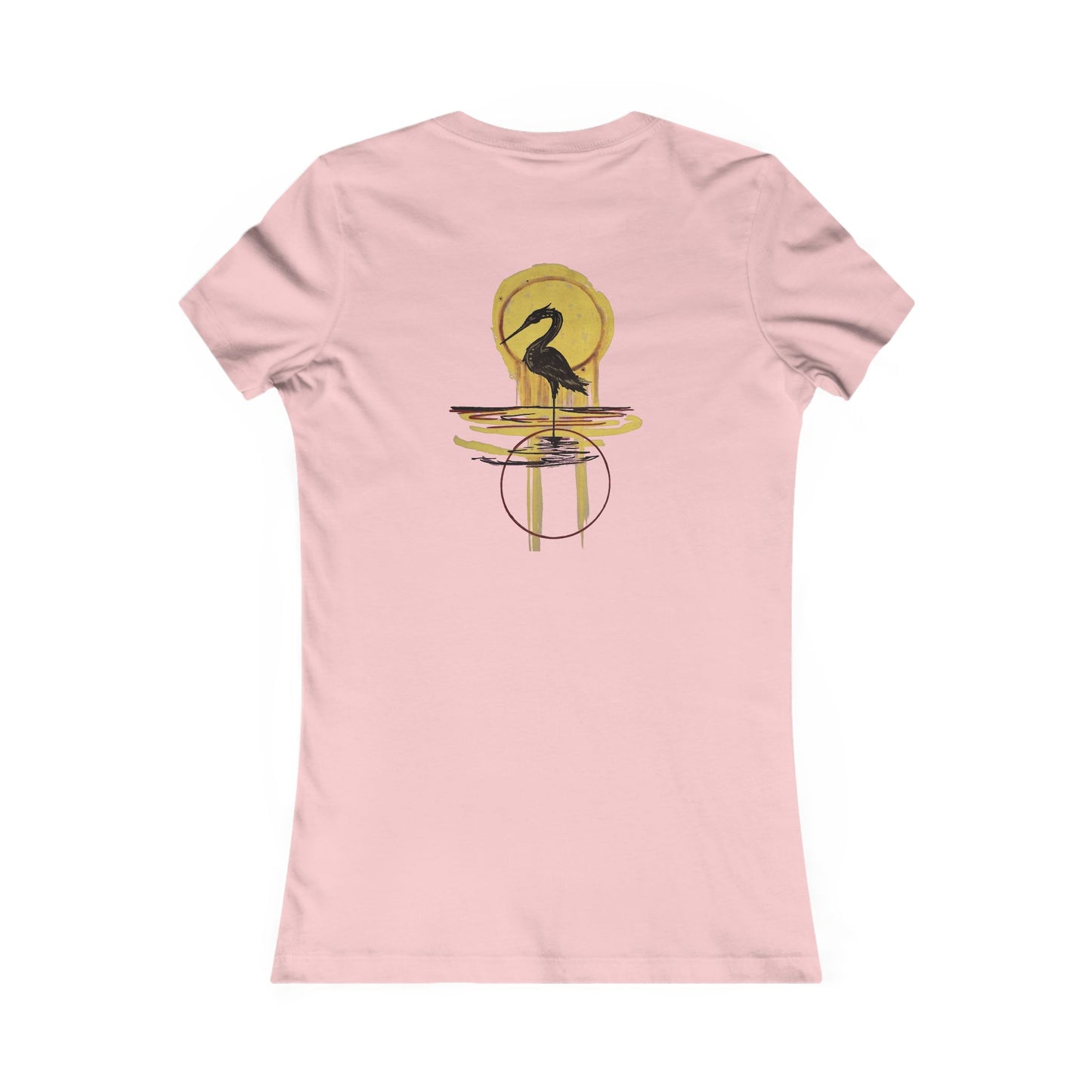 Sacred Waterbird Women's Tee, Casual Nature Shirt, Bird Lover Gift, Eco-Friendly Fashion, Unique Animal Design T-Shirt