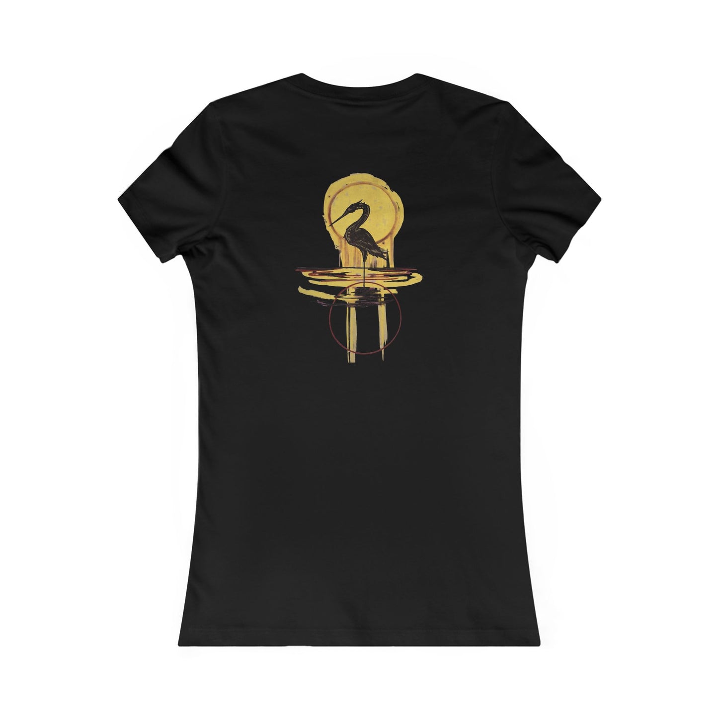 Sacred Waterbird Women's Tee, Casual Nature Shirt, Bird Lover Gift, Eco-Friendly Fashion, Unique Animal Design T-Shirt