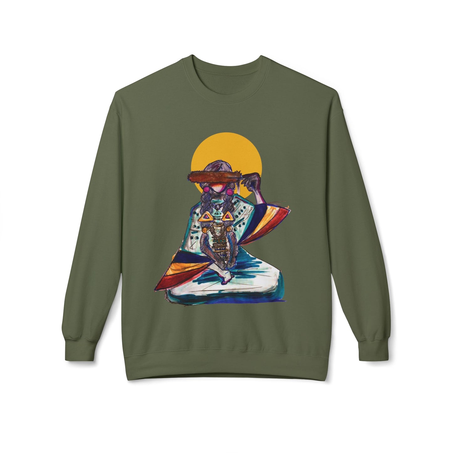 Plainfeather  Fleece Crewneck Sweatshirt | Cozy Gift for Pet Owners, Cute Animal Apparel, Birthday Present, Relaxed Fashion